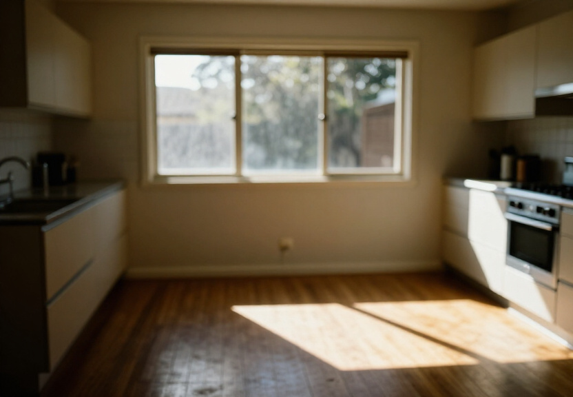 Clean kitchen in Haberfield after pest control treatment